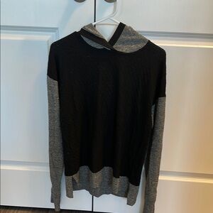 Starwool Black and Gray Hooded Sweater